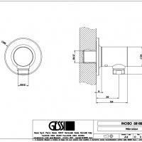 Комплектующие Шланговое подключение, цвет золото 