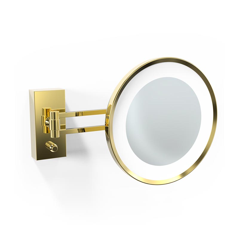 Аксессуары для ванной BS 36/V LED Косметическое зеркало золото 