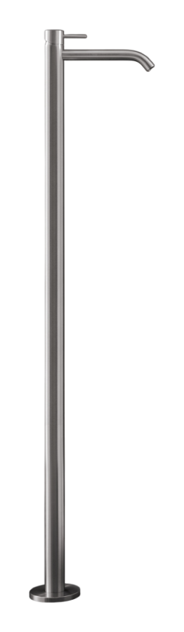 Смесители Смеситель для раковины Milo360, однорычажный, напольный, h-1105 мм, излив 197 мм, внешняя часть, сталь, цвет сатинированная бронза 