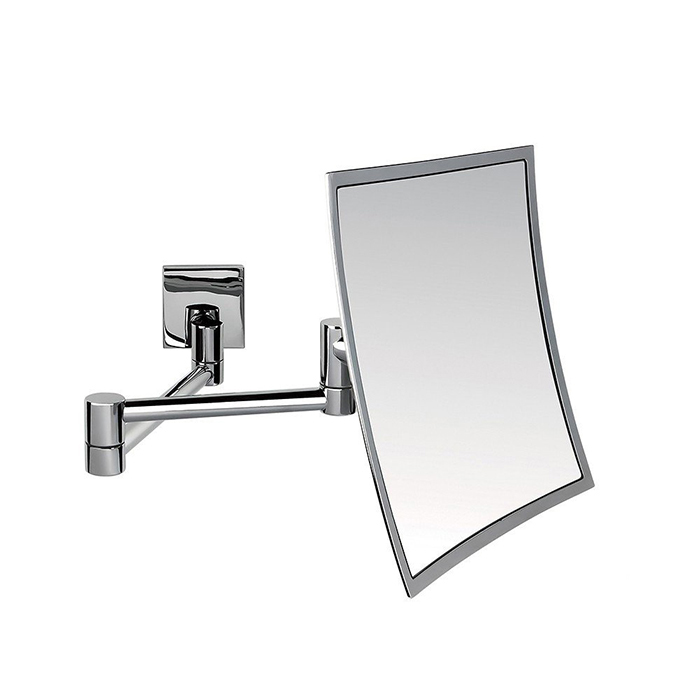 Косметическое зеркало без подсветки, цвет хром