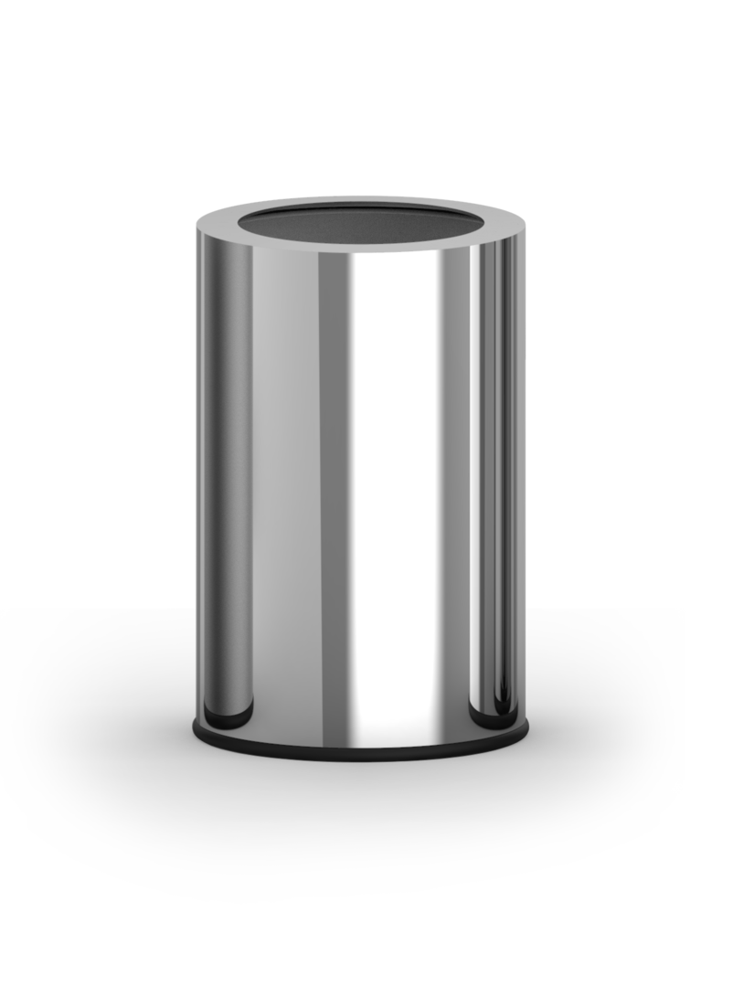 Корзина для бумаги цвет, хром