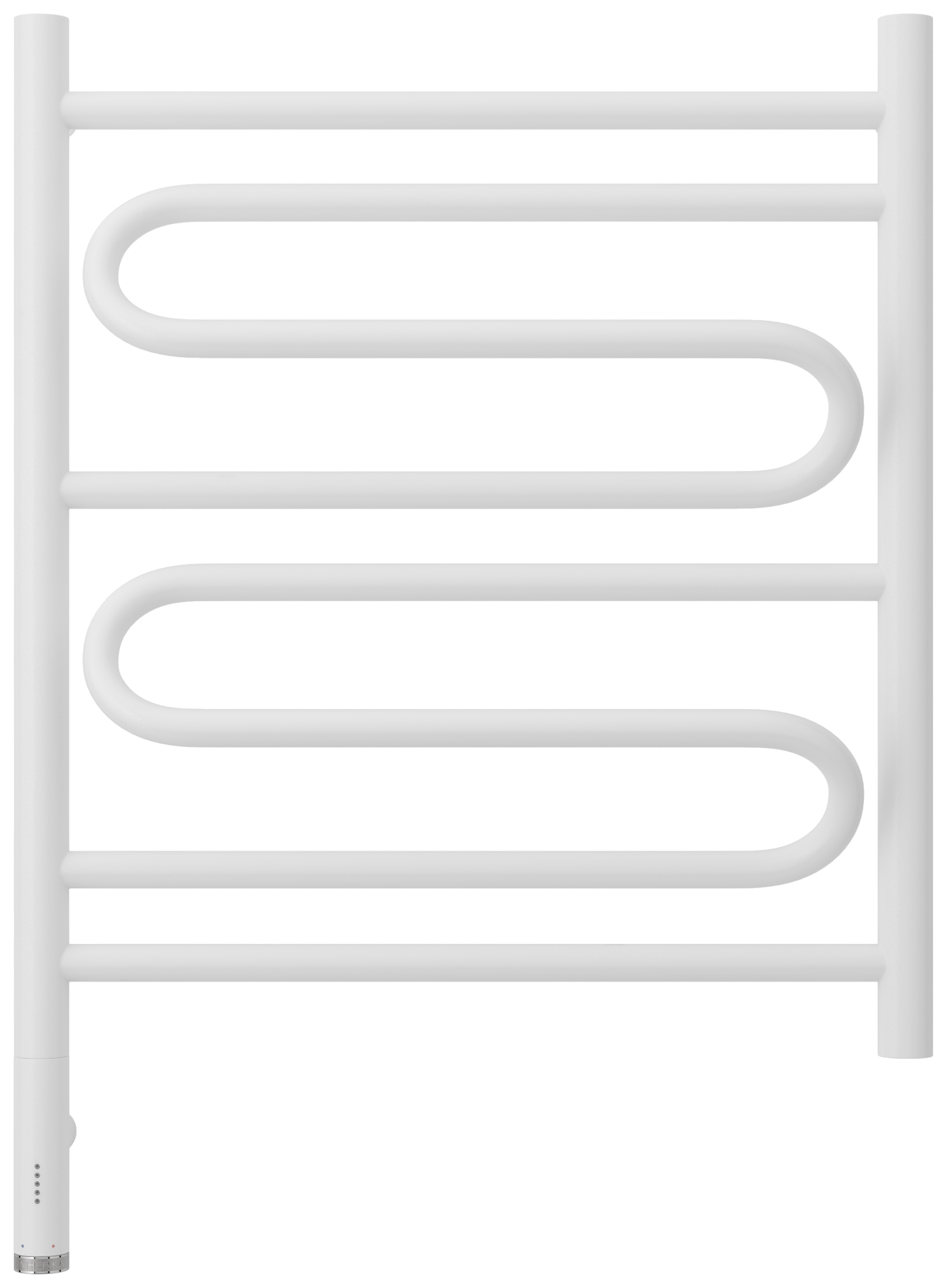 Полотенцесушители Полотенцесушитель электрический 600х500 МЭМ левый (Матовый белый) 