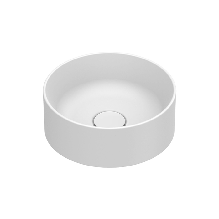 Раковины Раковина 32 накладная, без отверстий под смеситель, покрытие Cataglaze+, цвет белый матовый 