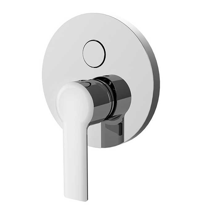 Смесители Смеситель для душа, встраиваемый, с переключателем на 2 потока, цвет хром 