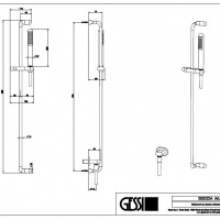 Душевая программа Душевой гарнитур хром 