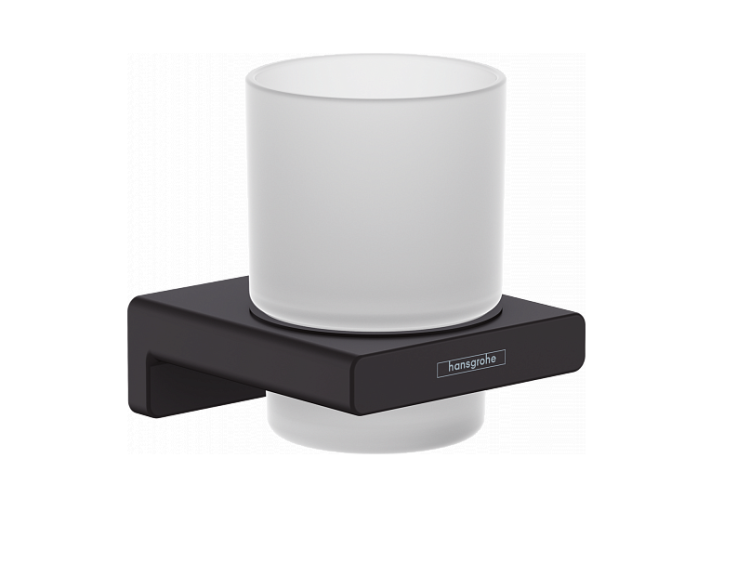 Стакан, черный матовый