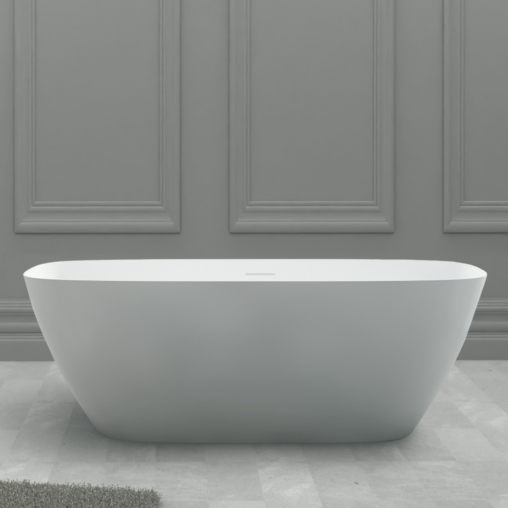 Ванны Ванна из искусственного камня белая матовая 170x72 