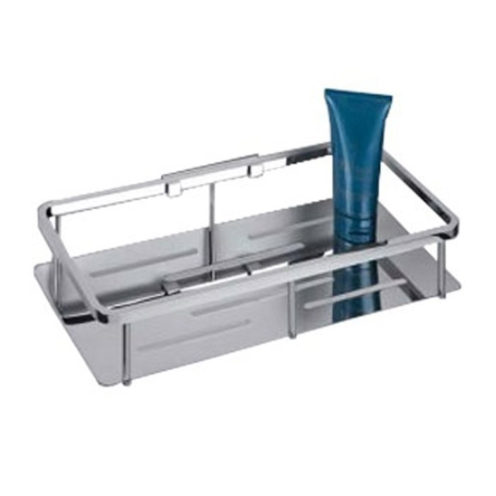 Полочка металлическая, цвет хром