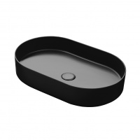 Раковины Раковина 60х38, цвет Черный глянцевый 