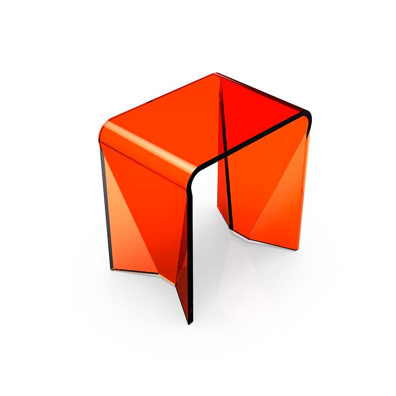 Мебель для ванной Табурет, цвет Amber # 065 (Orange Matt) 