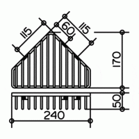 Аксессуары для ванной Корзинка для губки (хром) 