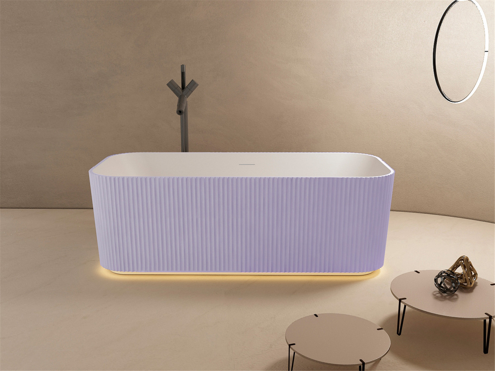 Ванны Ванна из искусственного камня фиолетовая 170x75 