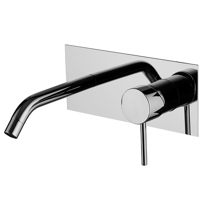 Смесители Смеситель для раковины, встраиваемый, излив  см, цвет хром 