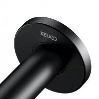 Аксессуары для ванной Держатель для полотенца 34 см (чёрный матовый) 