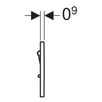 Системы инсталляции Sigma 01 116.011.21.5 Накладная панель для писсуара 