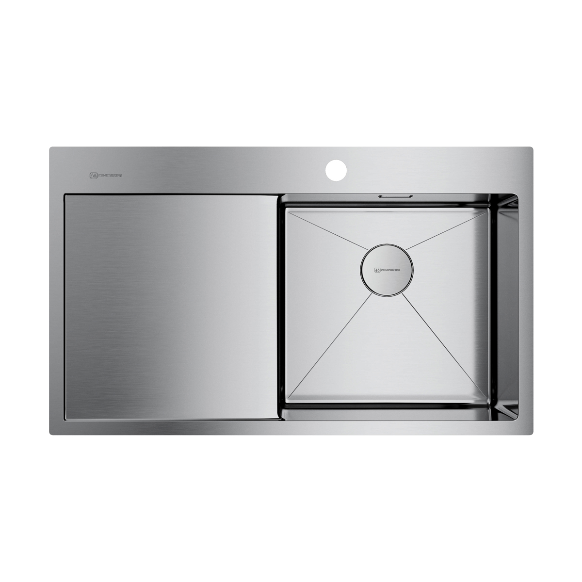 Кухонные мойки Кухонная мойка 860x510x200 Akisame 86-R-IN нержавеющая сталь/нержавеющая сталь 