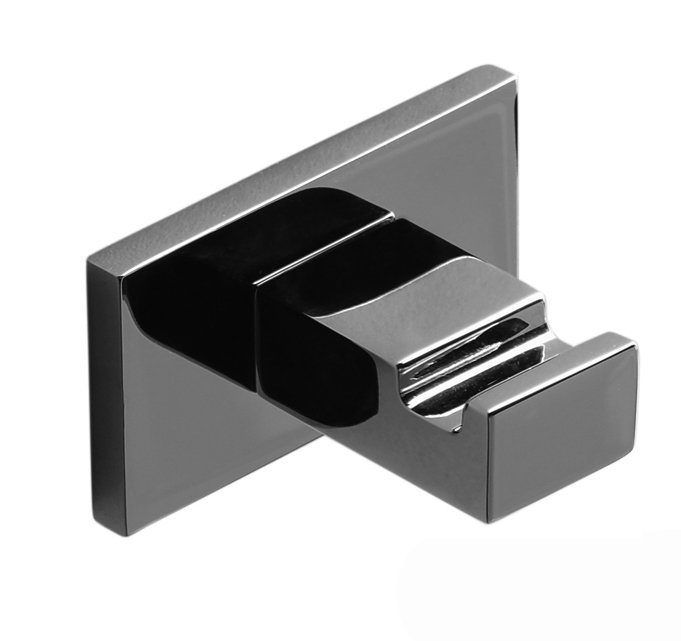 Крючок одинарный, цвет хром