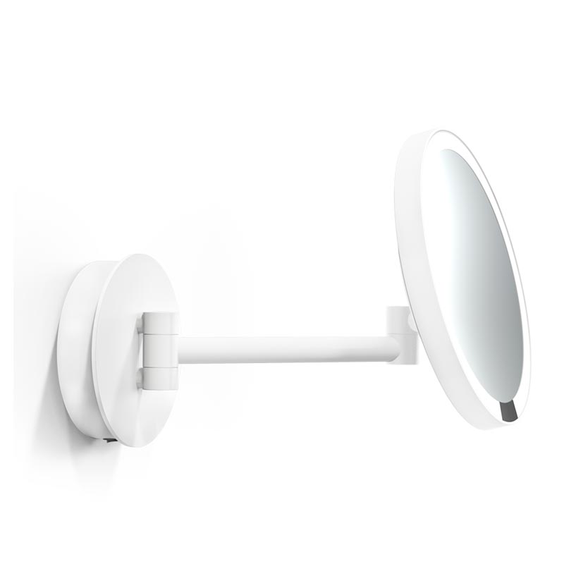 Аксессуары для ванной JUST LOOK PLUS WR 5X LED Косметическое зеркало с подсветкой / Настенное / Бел. 