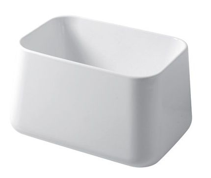 Раковины Накладная прямоугольная раковина 60х42хh35 см, цвет белый глянцевый 
