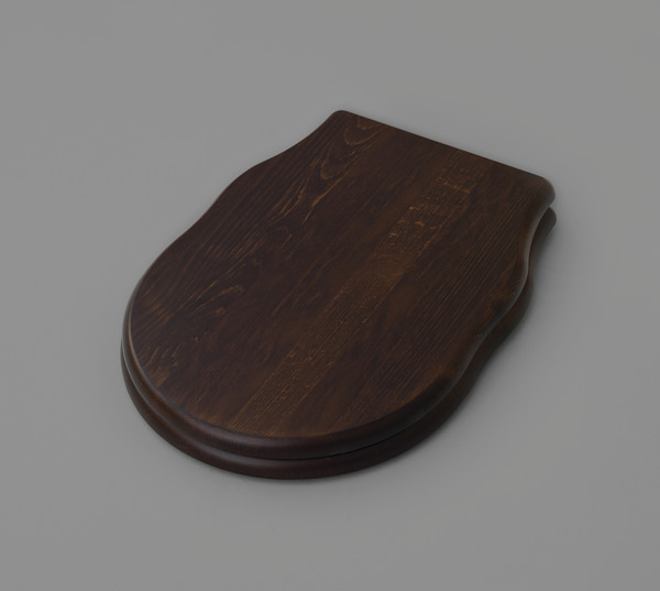 Сиденья для унитазов Сиденье для унитаза, шарниры золото, цвет орех(noce) с микролифтом 