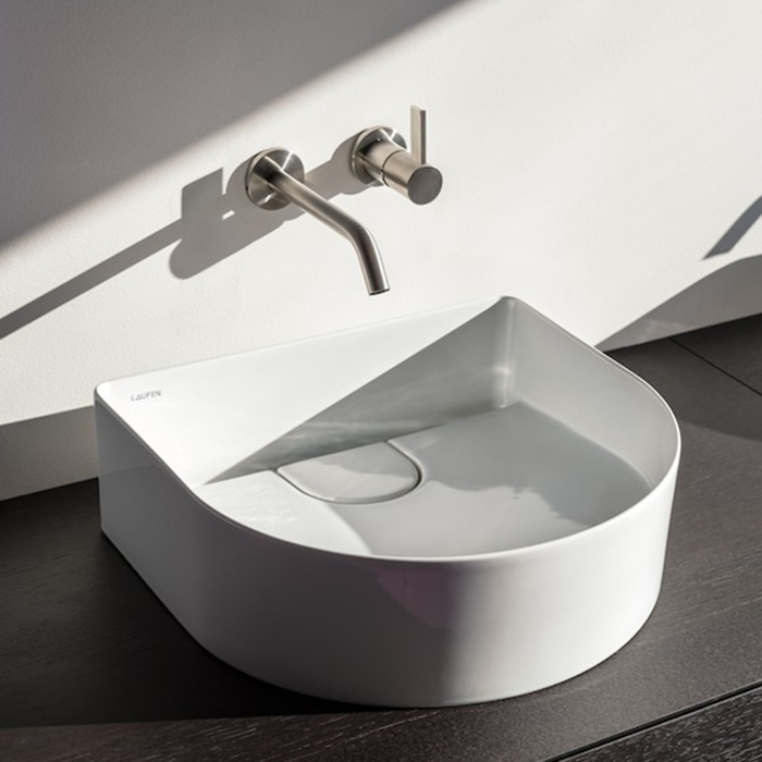 Раковины Laufen Sonar Раковина 410x365х130мм без перелива, без отв. под смеситель, цвет: белый 