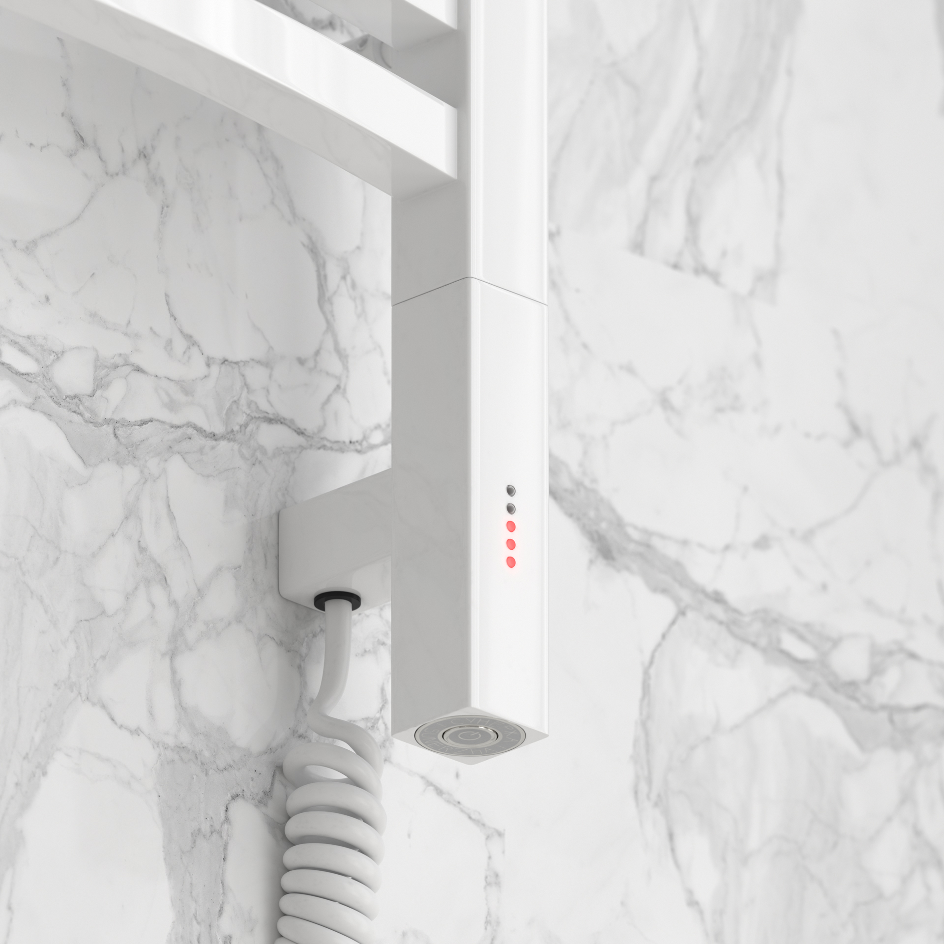 Полотенцесушители Полотенцесушитель электрический 600х400 МЭМ правый (Белый) 