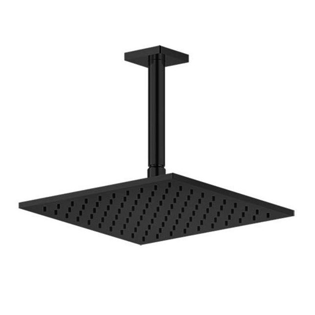 Душевая программа Верхний душ 250x250 черный матовый 