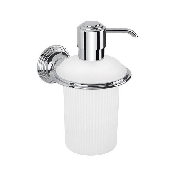 Дозатор для жидкого мыла, цвет хром/матовое стекло