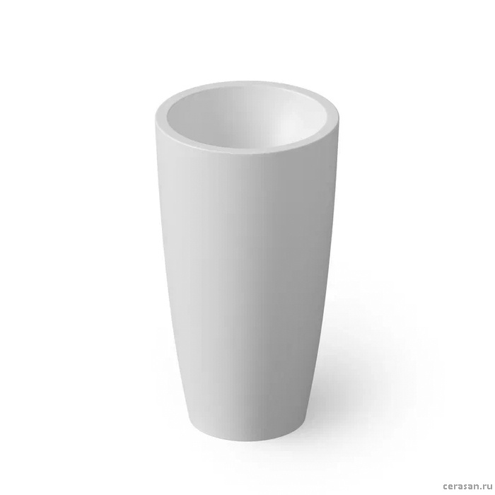 Раковины Раковина напольная 50x50xh90 см, материал: Solid Surface искуственный камень, цвет: White №18 