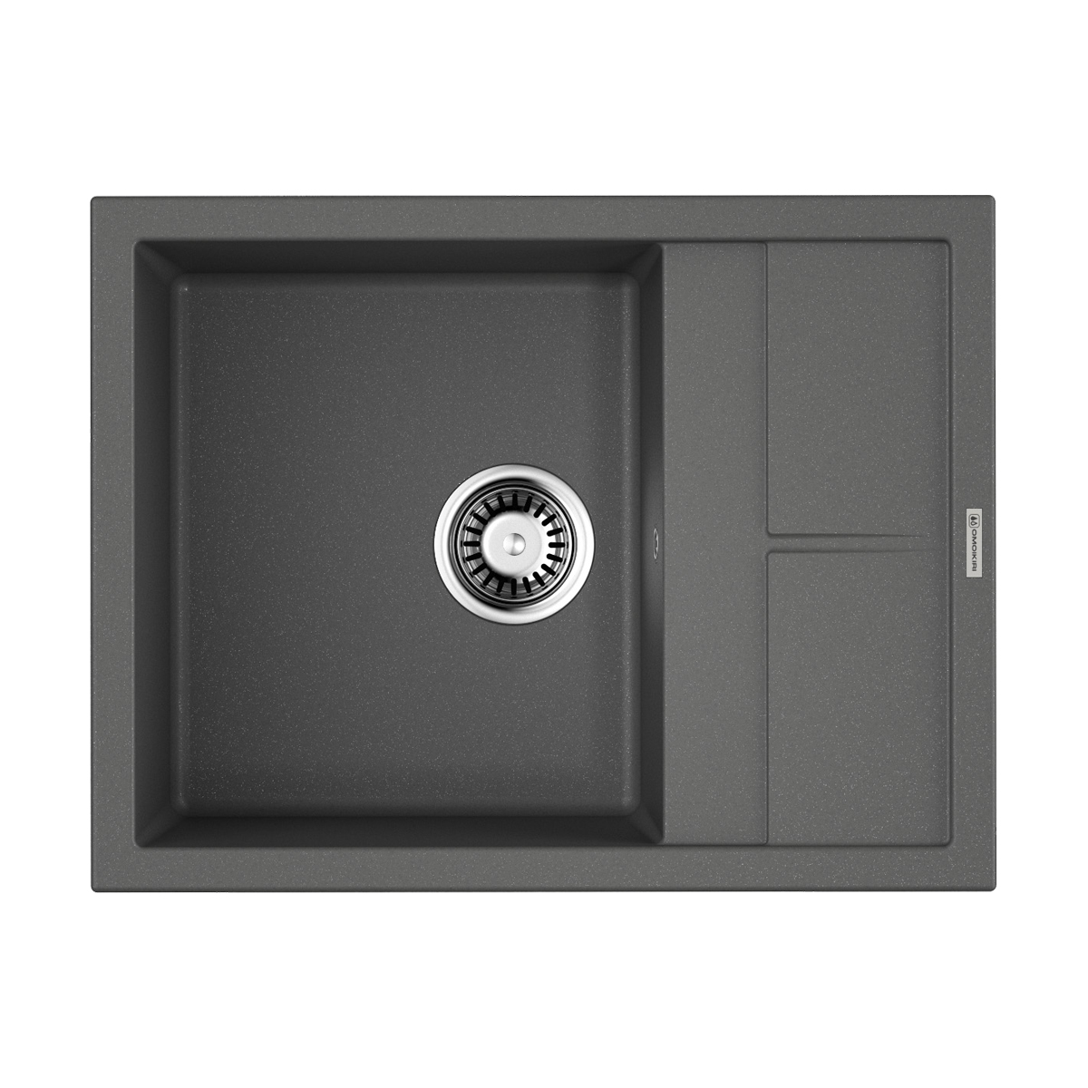 Кухонные мойки Кухонная мойка 650x500x200 Sumi 65-PL Tetogranit/платина 