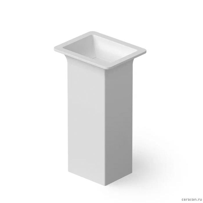 Раковины Раковина напольная 50x40xh90 см, материал: Solid Surface искуственный камень, цвет: White №18 