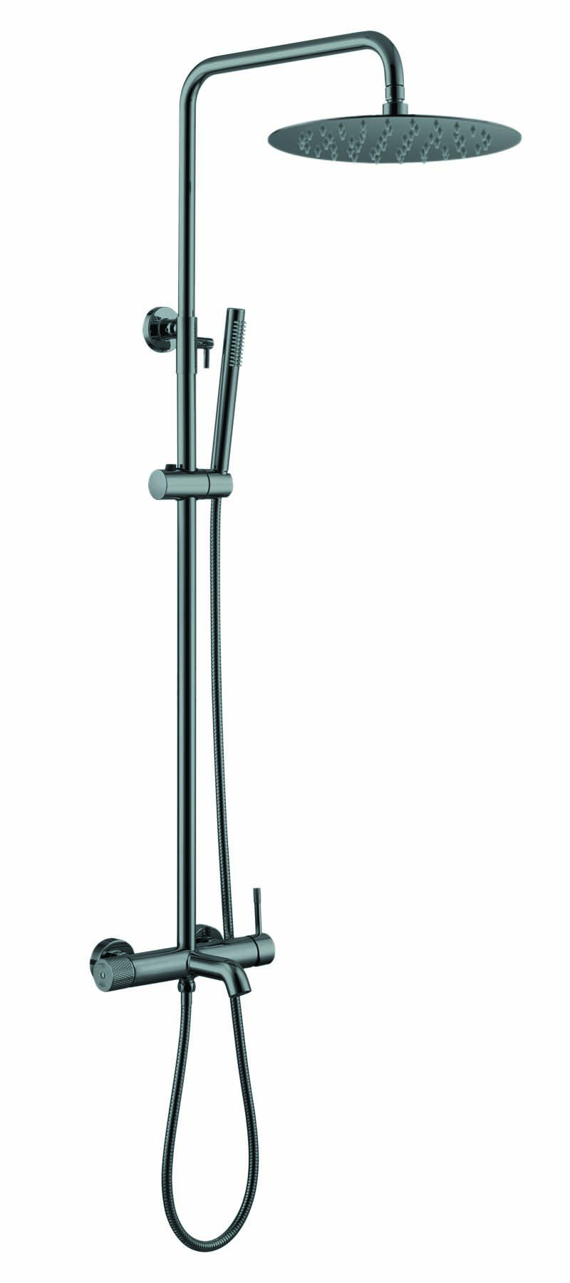 Душевая программа Стойка для душа со смесителем Shine Gun Metall 