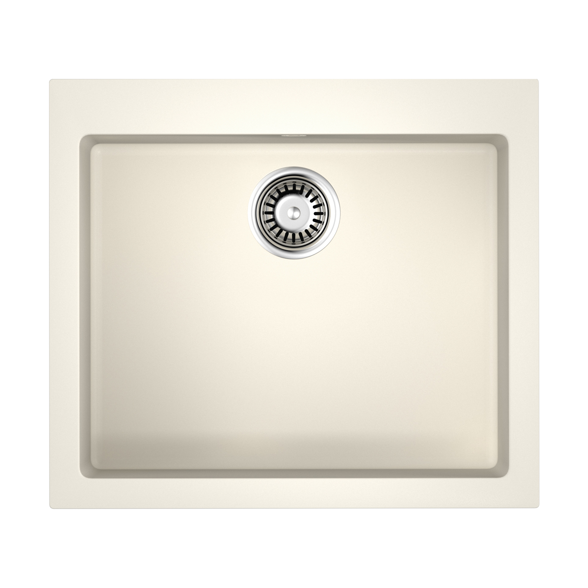 Кухонные мойки Кухонная мойка 570x500x200 Bosen 57-WH Tetogranit/белый 