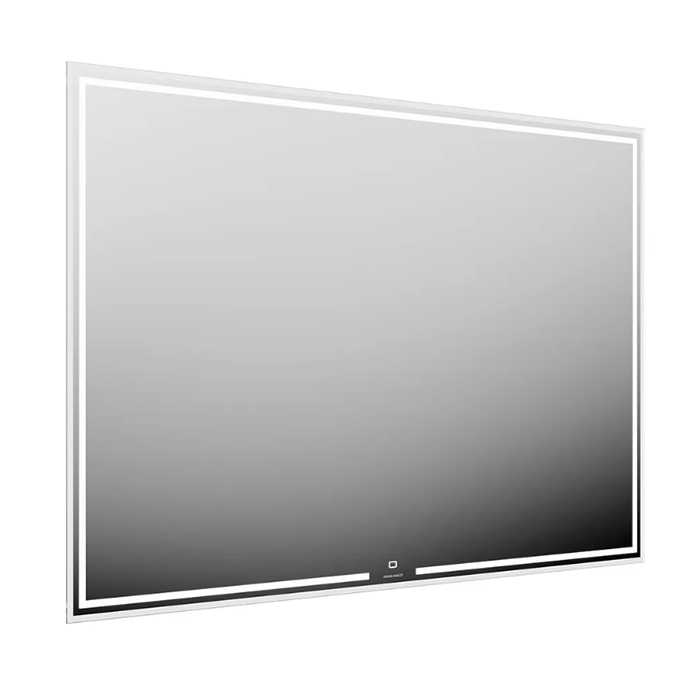 Мебель для ванной Зеркало прямоугольное с диммером 120,белое 