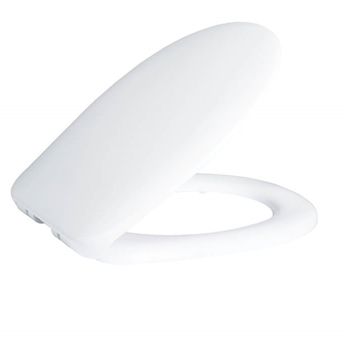 Сиденье с крышкой для унитаза, белый глянцевый
