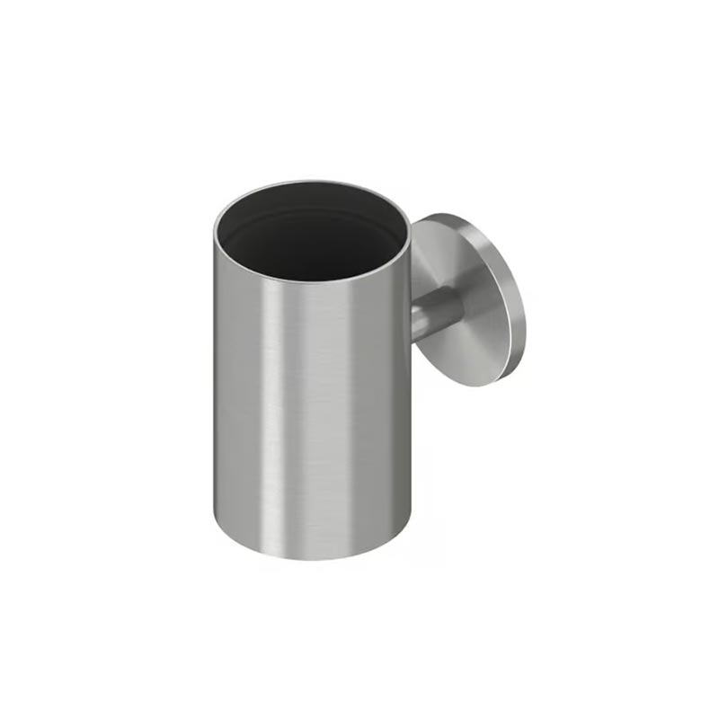 Аксессуары для ванной Стакан настенный, цвет Brushed Stainless Steel 