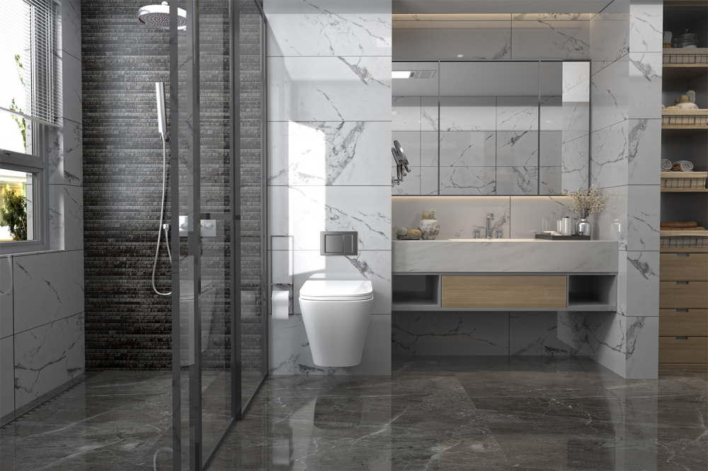 Унитазы Унитаз подвесной белый, безободковый 