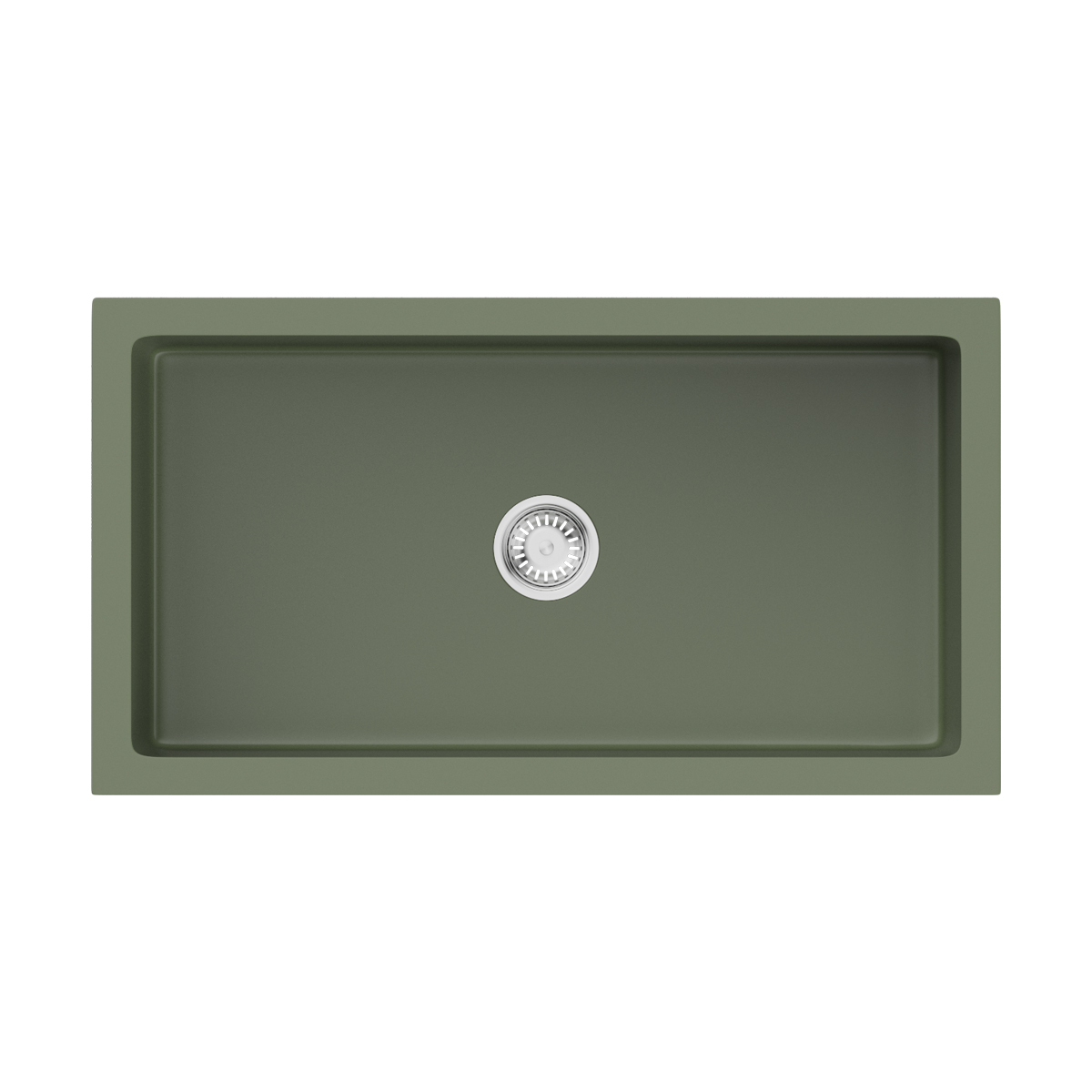 Кухонные мойки Кухонная мойка 760x460x254 Mikura 76-OL Natceramic/olive 