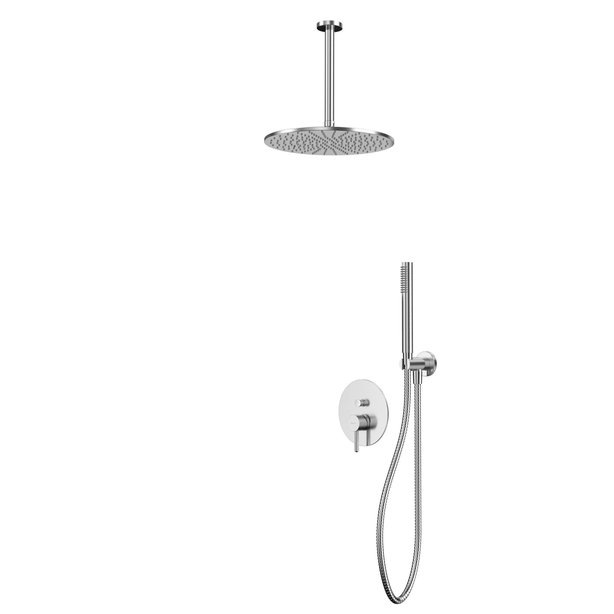 Душевая программа Система для душа скрытого монтажа YSET12NIB (брашированный никель) 