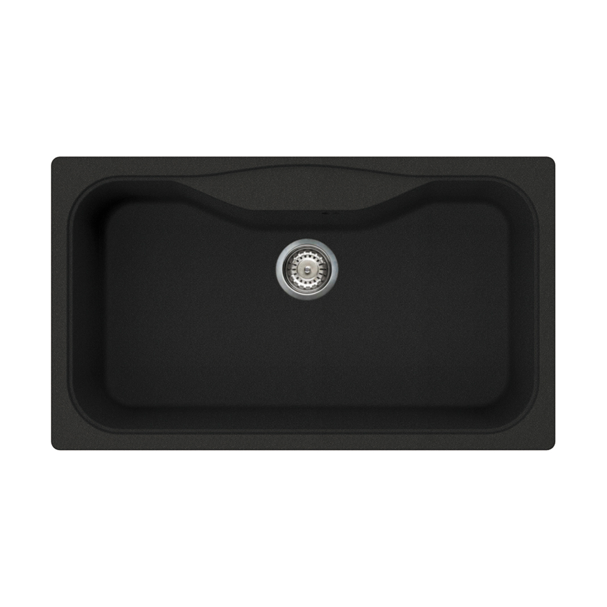 Кухонные мойки Кухонная мойка 860x500x230 Maru 86-BL Tetogranit/черный 