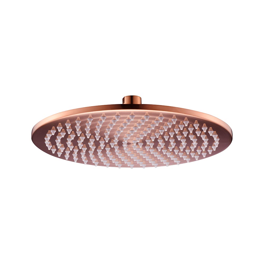 Верхний душ 300мм, латунь ROSE GOLD