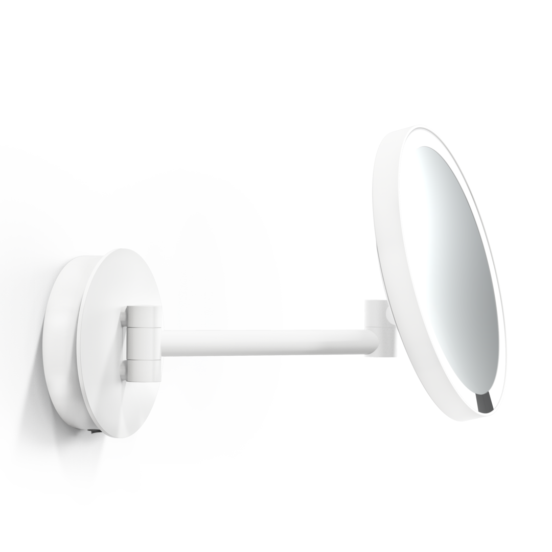 WD (прямое подключение) Косметическое зеркало, белый матовый