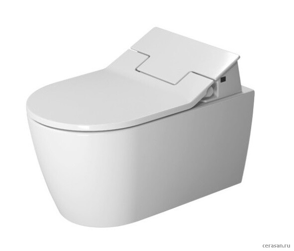 Унитазы-биде Унитаз подвесной 370x570x355, крышка с функцией биде, цвет-белый 