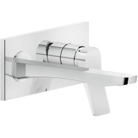 Смесители Настенный смеситель для раковины внешняя часть хром 