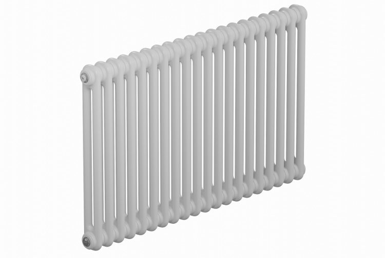 Радиатор 2-х трубчатый 2052, 34секций, 1564xh515, подключение боковое, белый