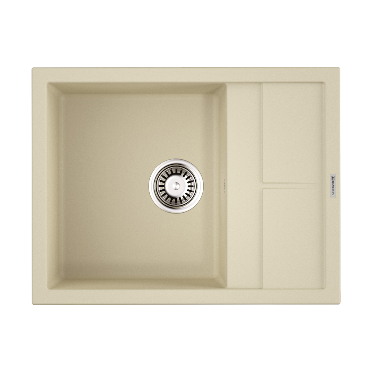 Кухонные мойки Кухонная мойка 650x500x200 Sumi 65-BE Tetogranit/ваниль 