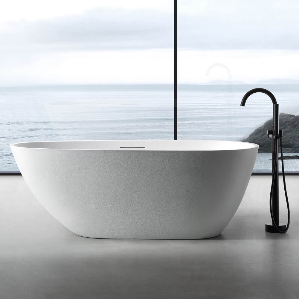 Ванны Ванна из искусственного камня белая матовая 170x75 