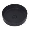 Раковины Раковина накладная 40х40 цвет черный матовый 