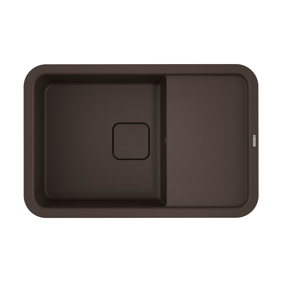 Кухонные мойки Кухонная мойка 780x510x190 Tasogare 78-DC Artgranit/темный шоколад 