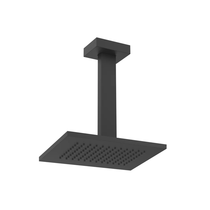 Душевая программа Верхний душ для потолочного крепления 216x140 мм, высота 270 мм, цвет черный 